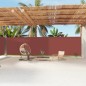 Tenda da Sole Laterale Retrattile Marrone 200x1200 cm Tenda da Sole Laterale Retrattile Marrone 200x1200 cm