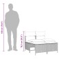 vidaXL Set Divano da Giardino 4 pz con Cuscini Marrone in Polyrattan vidaXL Set Divano da Giardino 4 pz con Cuscini Marrone in Polyrattan