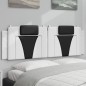 vidaXL Cuscino Testiera Bianco e Nero 160 cm in Similpelle vidaXL Cuscino Testiera Bianco e Nero 160 cm in Similpelle