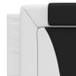 vidaXL Cuscino Testiera Bianco e Nero 160 cm in Similpelle vidaXL Cuscino Testiera Bianco e Nero 160 cm in Similpelle