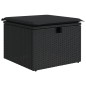 vidaXL Set Divani da Giardino con Cuscini 7pz Nero Polyrattan vidaXL Set Divani da Giardino con Cuscini 7pz Nero Polyrattan