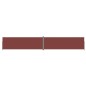 Tenda da Sole Laterale Retrattile Marrone 200x1200 cm Tenda da Sole Laterale Retrattile Marrone 200x1200 cm
