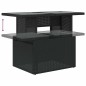 vidaXL Set Divani da Giardino con Cuscini 8 pz Nero in Polyrattan vidaXL Set Divani da Giardino con Cuscini 8 pz Nero in Polyrattan