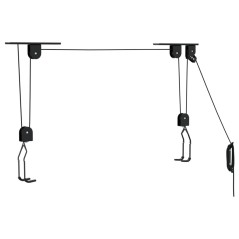 vidaXL Sollevatori per Bici con Supporto a Soffitto 2 pz 20 kg