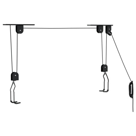 vidaXL Sollevatori per Bici con Supporto a Soffitto 2 pz 20 kg