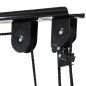 vidaXL Sollevatori per Bici con Supporto a Soffitto 2 pz 20 kg