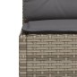 vidaXL Set Divani da Giardino 11 pz con Cuscini in Polyrattan Grigio vidaXL Set Divani da Giardino 11 pz con Cuscini in Polyrattan Grigio