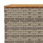 vidaXL Set Divani da Giardino 11 pz con Cuscini in Polyrattan Grigio vidaXL Set Divani da Giardino 11 pz con Cuscini in Polyrattan Grigio