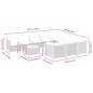 vidaXL Set Divani da Giardino 11 pz con Cuscini in Polyrattan Grigio vidaXL Set Divani da Giardino 11 pz con Cuscini in Polyrattan Grigio