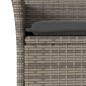 vidaXL Set da Pranzo da Giardino 9 pz con Cuscini Polyrattan e Vetro vidaXL Set da Pranzo da Giardino 9 pz con Cuscini Polyrattan e Vetro