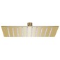 vidaXL Testa Doccia a Pioggia in Acciaio Inox 20x20cm Quadrata Oro vidaXL Testa Doccia a Pioggia in Acciaio Inox 20x20cm Quadrata Oro