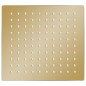 vidaXL Testa Doccia a Pioggia in Acciaio Inox 20x20cm Quadrata Oro vidaXL Testa Doccia a Pioggia in Acciaio Inox 20x20cm Quadrata Oro