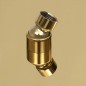 vidaXL Testa Doccia a Pioggia in Acciaio Inox 20x20cm Quadrata Oro vidaXL Testa Doccia a Pioggia in Acciaio Inox 20x20cm Quadrata Oro