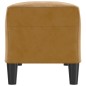 Panca marrone 100x35x41 cm in Velluto Panca marrone 100x35x41 cm in Velluto
