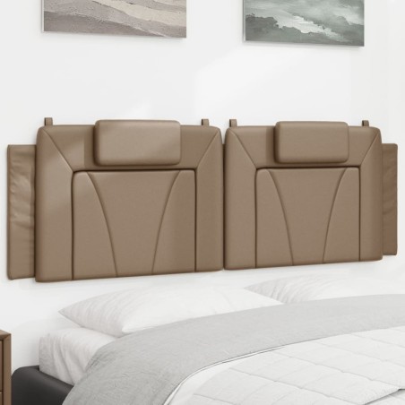vidaXL Cuscino Testiera Cappuccino 160 cm in Similpelle
