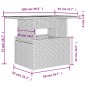 vidaXL Set Divani da Giardino 5 pz con Cuscini in Polyrattan Nero vidaXL Set Divani da Giardino 5 pz con Cuscini in Polyrattan Nero