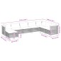 vidaXL Set Divani da Giardino con Cuscini 8 pz Nero in Polyrattan vidaXL Set Divani da Giardino con Cuscini 8 pz Nero in Polyrattan