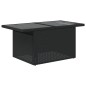 vidaXL Set Divano da Giardino 6 pz con Cuscini Nero in Polyrattan vidaXL Set Divano da Giardino 6 pz con Cuscini Nero in Polyrattan