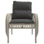vidaXL Set Divano da Giardino 4pz con Cuscini Grigio Chiaro Polyrattan vidaXL Set Divano da Giardino 4pz con Cuscini Grigio Chiaro Polyrattan
