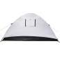 vidaXL Tenda Familiare a Cupola 6 Persone Bianca Tessuto Impermeabile