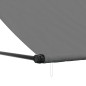 vidaXL Tenda da Sole Retrattile Antracite 250x150 cm Tessuto e Acciaio vidaXL Tenda da Sole Retrattile Antracite 250x150 cm Tessuto e Acciaio