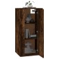 Mobile Porta TV a Parete Rovere Fumo 40x34,5x80 cm Mobile Porta TV a Parete Rovere Fumo 40x34,5x80 cm