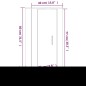Mobile Porta TV a Parete Rovere Fumo 40x34,5x80 cm Mobile Porta TV a Parete Rovere Fumo 40x34,5x80 cm