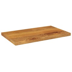 vidaXL Piano per Tavolo 50x20x2,5 cm Rettangolare Legno Massello Mango