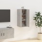 Mobile Porta TV a Parete Grigio Cemento 40x34,5x80 cm Mobile Porta TV a Parete Grigio Cemento 40x34,5x80 cm