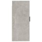 Mobile Porta TV a Parete Grigio Cemento 40x34,5x80 cm Mobile Porta TV a Parete Grigio Cemento 40x34,5x80 cm
