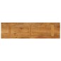vidaXL Piano per Tavolo 110x30x3,8cm Rettangolare Legno Massello Mango vidaXL Piano per Tavolo 110x30x3,8cm Rettangolare Legno Massello Mango