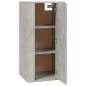 Mobile Porta TV a Parete Grigio Cemento 40x34,5x80 cm Mobile Porta TV a Parete Grigio Cemento 40x34,5x80 cm