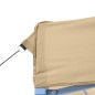 vidaXL Tendone per Feste Pieghevole Pop-Up con 4 Pareti Beige vidaXL Tendone per Feste Pieghevole Pop-Up con 4 Pareti Beige