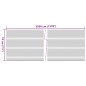 vidaXL Paravento da Giardino Aspetto in Marmo Grigio 35x0,19 cm in PVC
