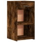 vidaXL Comodino Rovere Fumo 35x34x65 cm in Legno Multistrato vidaXL Comodino Rovere Fumo 35x34x65 cm in Legno Multistrato