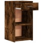 vidaXL Comodino Rovere Fumo 35x34x65 cm in Legno Multistrato vidaXL Comodino Rovere Fumo 35x34x65 cm in Legno Multistrato
