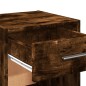 vidaXL Comodino Rovere Fumo 35x34x65 cm in Legno Multistrato vidaXL Comodino Rovere Fumo 35x34x65 cm in Legno Multistrato