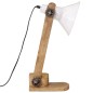 vidaXL Lampada da Scrivania 25 W Bianca 23x13x52 cm E27 vidaXL Lampada da Scrivania 25 W Bianca 23x13x52 cm E27