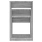 Tavolini Impilabili 3 pz Grigio Sonoma in Legno Multistrato Tavolini Impilabili 3 pz Grigio Sonoma in Legno Multistrato