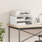 vidaXL Supporto per Stampante Bianco 49x40x22,5 cm Legno Multistrato vidaXL Supporto per Stampante Bianco 49x40x22,5 cm Legno Multistrato
