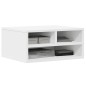 vidaXL Supporto per Stampante Bianco 49x40x22,5 cm Legno Multistrato vidaXL Supporto per Stampante Bianco 49x40x22,5 cm Legno Multistrato