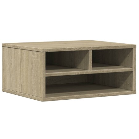 vidaXL Supporto Stampante Rovere Sonoma 49x40x22,5cm Legno Multistrato