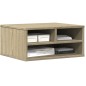 vidaXL Supporto Stampante Rovere Sonoma 49x40x22,5cm Legno Multistrato vidaXL Supporto Stampante Rovere Sonoma 49x40x22,5cm Legno Multistrato