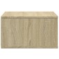 vidaXL Supporto Stampante Rovere Sonoma 49x40x22,5cm Legno Multistrato vidaXL Supporto Stampante Rovere Sonoma 49x40x22,5cm Legno Multistrato