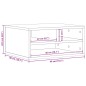 vidaXL Supporto Stampante Rovere Sonoma 49x40x22,5cm Legno Multistrato vidaXL Supporto Stampante Rovere Sonoma 49x40x22,5cm Legno Multistrato