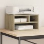 vidaXL Supporto Stampante Rovere Sonoma 40x32x22,5cm Legno Multistrato vidaXL Supporto Stampante Rovere Sonoma 40x32x22,5cm Legno Multistrato