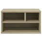 vidaXL Supporto Stampante Rovere Sonoma 40x32x22,5cm Legno Multistrato vidaXL Supporto Stampante Rovere Sonoma 40x32x22,5cm Legno Multistrato