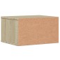 vidaXL Supporto Stampante Rovere Sonoma 40x32x22,5cm Legno Multistrato vidaXL Supporto Stampante Rovere Sonoma 40x32x22,5cm Legno Multistrato