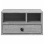 vidaXL Supporto Stampante Grigio Sonoma 40x32x22,5cm Legno Multistrato vidaXL Supporto Stampante Grigio Sonoma 40x32x22,5cm Legno Multistrato