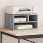 vidaXL Supporto Stampante Grigio Sonoma 40x32x22,5cm Legno Multistrato vidaXL Supporto Stampante Grigio Sonoma 40x32x22,5cm Legno Multistrato